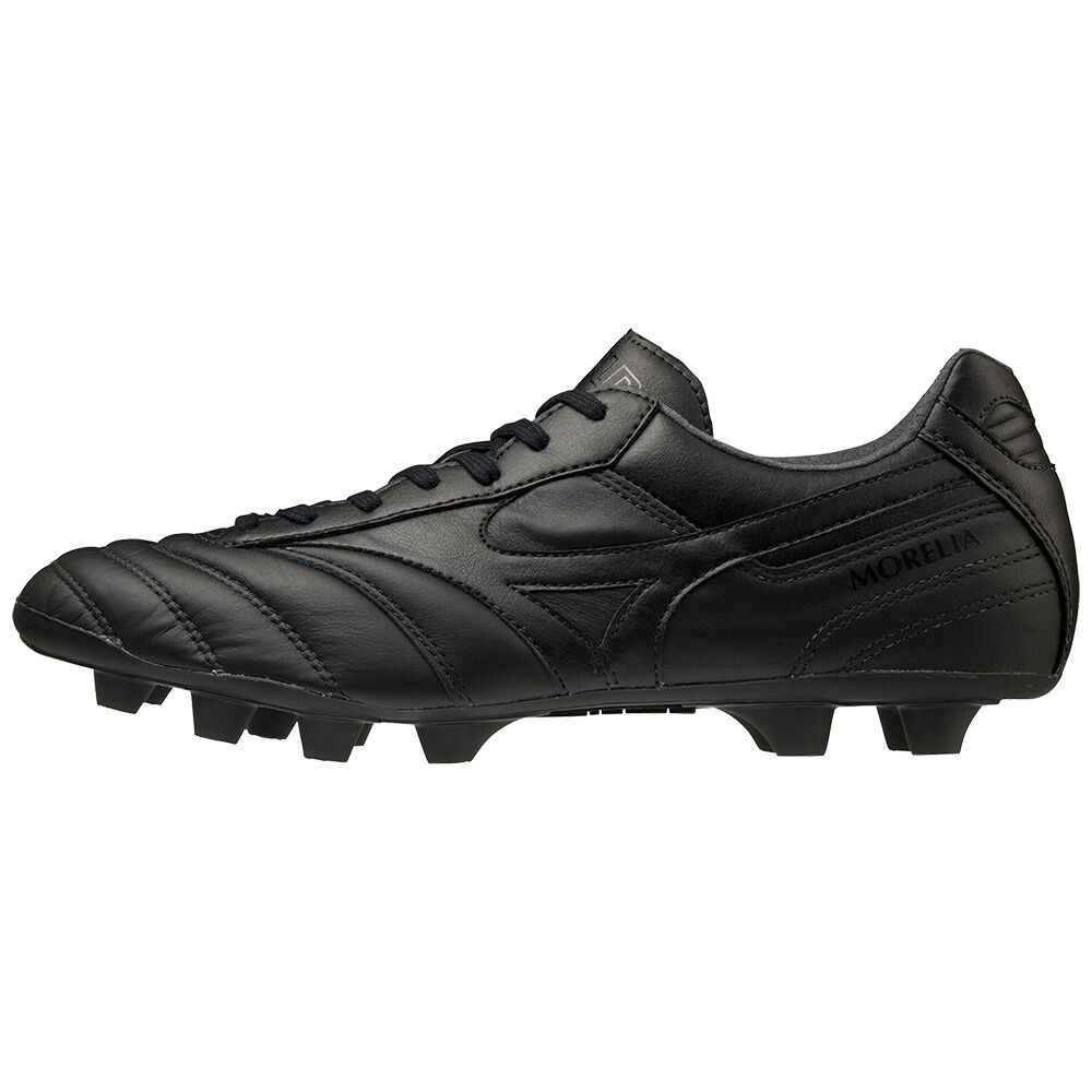 Mens Mizuno Morelia II Elite Soccer Cleats Black Philippines (PEIGFN420)